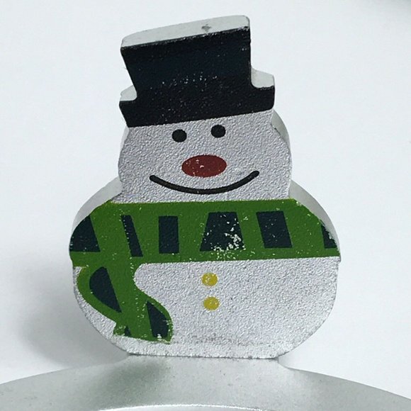 Christmas NOEL Decorative Stacking Drink Coasters Santa Tree Reindeer Tree Metal - Picture 4 of 12